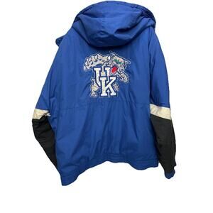 Vintage 90's UK Kentucky Wildcats Pro Player Embroidered Hooded Jacket XL
